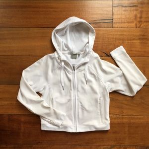 Athleta Cropped Zip Hoodie Jacket